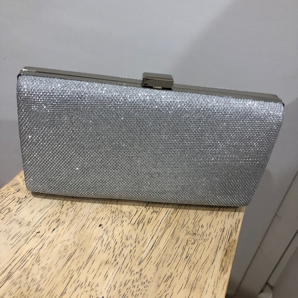 GLAMOUR ~ Silver Lurex Clutch