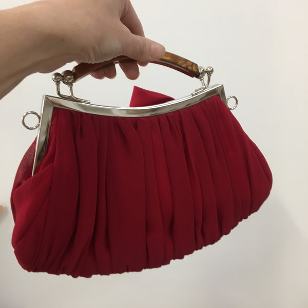Evening Clutch Bag ~ Red ~ Pink ~ Apricot ~ Black