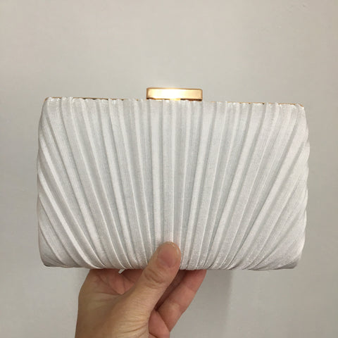 White Elegant Evening Bag Clutch