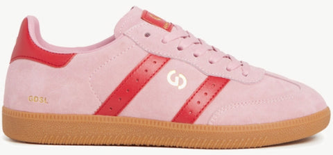 Goodsole Paralell  ~ Pink/Red ~ Walnut ~ Navy ~ Leather