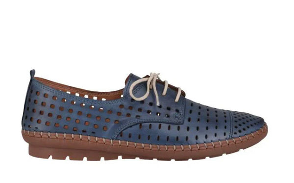 Cabello Kroon ~ Navy ~ Black ~ White ~ Leather