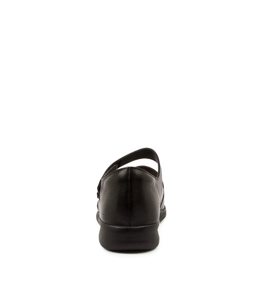 Ziera ~ Bardot ~ Black Black ~ Tan White Sole