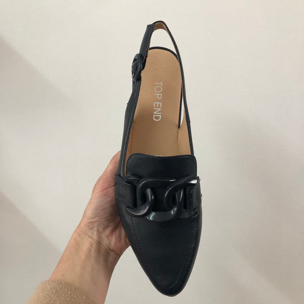 Django & Juliette Favillas ~ Black ~ Navy ~ Vanilla ~ Leather