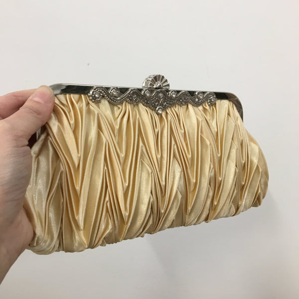 Apricot Elegant Evening Clutch