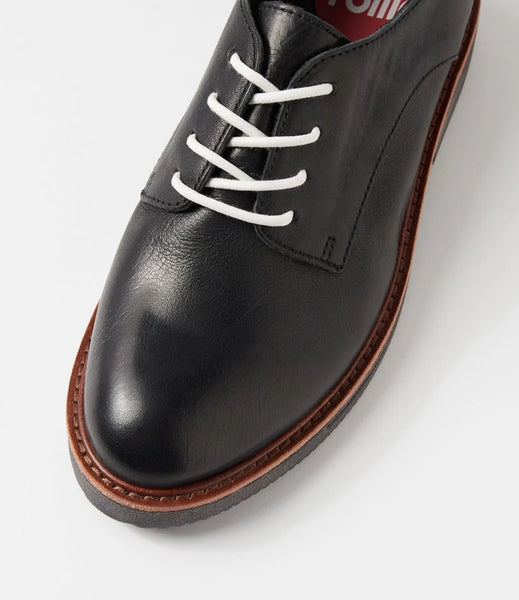 Rollie Derby Rise Vintage Black Leather