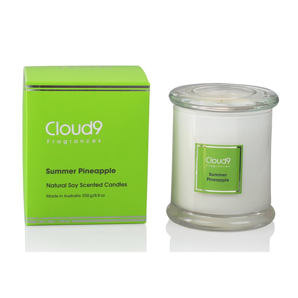 Cloud 9 Fragrances Summer Pineapple Jar Candle 250g