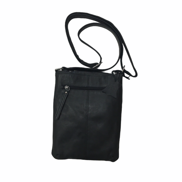 Rugged Hide Tayla Black leather bag handbag
