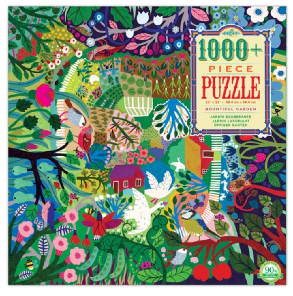 Eeboo Puzzle Bountiful Garden 1000 pieces
