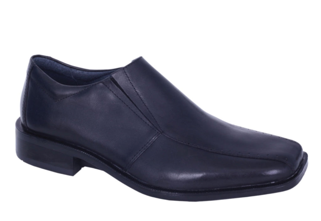 Slatters Hugh Black Leather Shoe