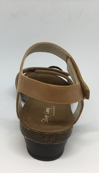 Klouds Silver Lining Happy Tan Leather sandal