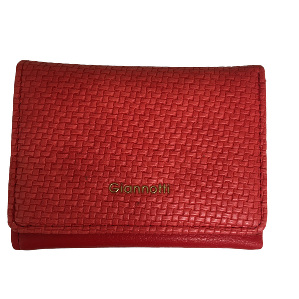 Gianotti Purse Synthetic 00333V ~ Red ~ Mustard ~ Black