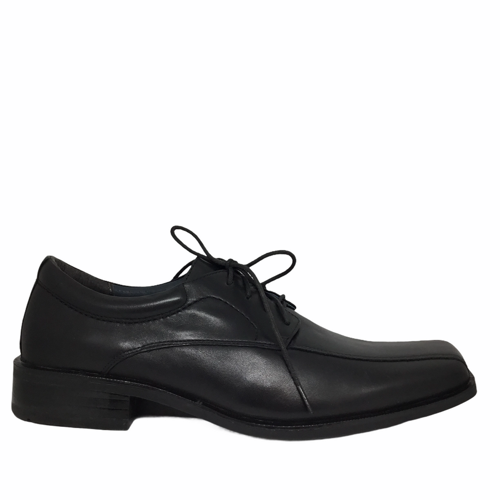 Slatters Hampton Black Leather Shoe