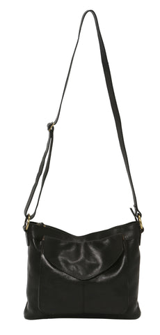 Cosgrove Envelope Pocket Bag Black Leather