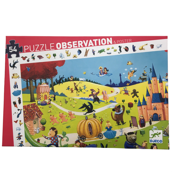 Djeco Tales Observation Puzzle 54 pieces 4 years plus