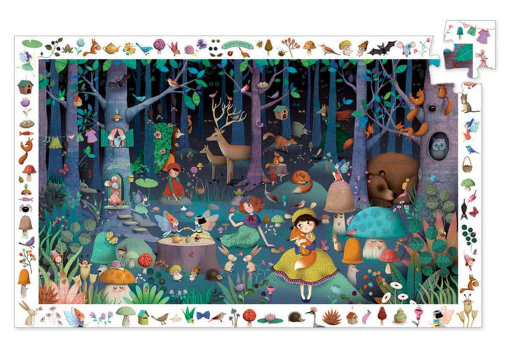 Djeco Observation Puzzle Enchanted Forest 100 pieces age 5 plus