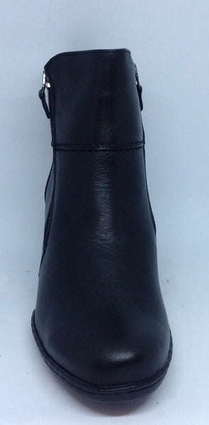Kiarflex Klark Wedge ~ Black ~ Tan ~ Navy ~ Leather Boot