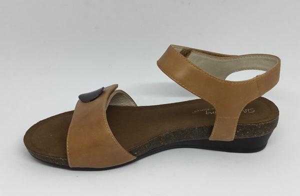 Klouds Silver Lining Happy Tan Leather sandal