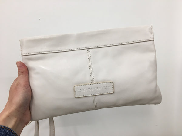 Cosgrove & Beasley White Leather Bag or Clutch